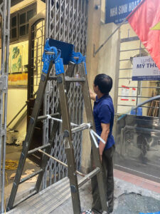Sửa Cửa Xếp Sắt Quận Ba Đình